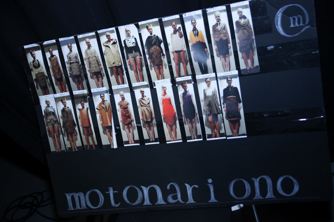 モトナリ オノ(motonari ono) 2013-14年秋冬バックステージ - バックステージ画像4