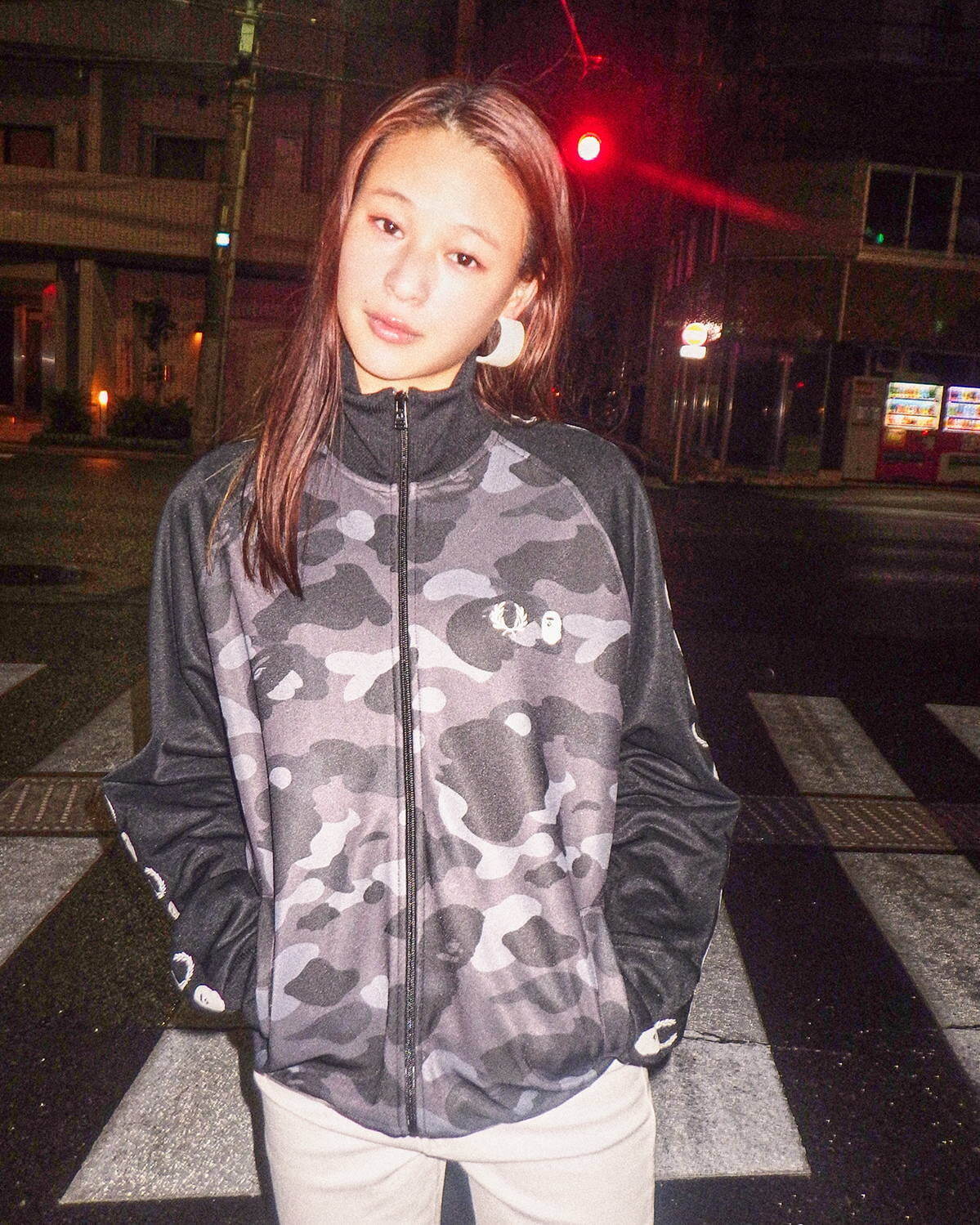 BAPE X FRED PERRY COLOR CAMO TRACK JACKET 36,300円