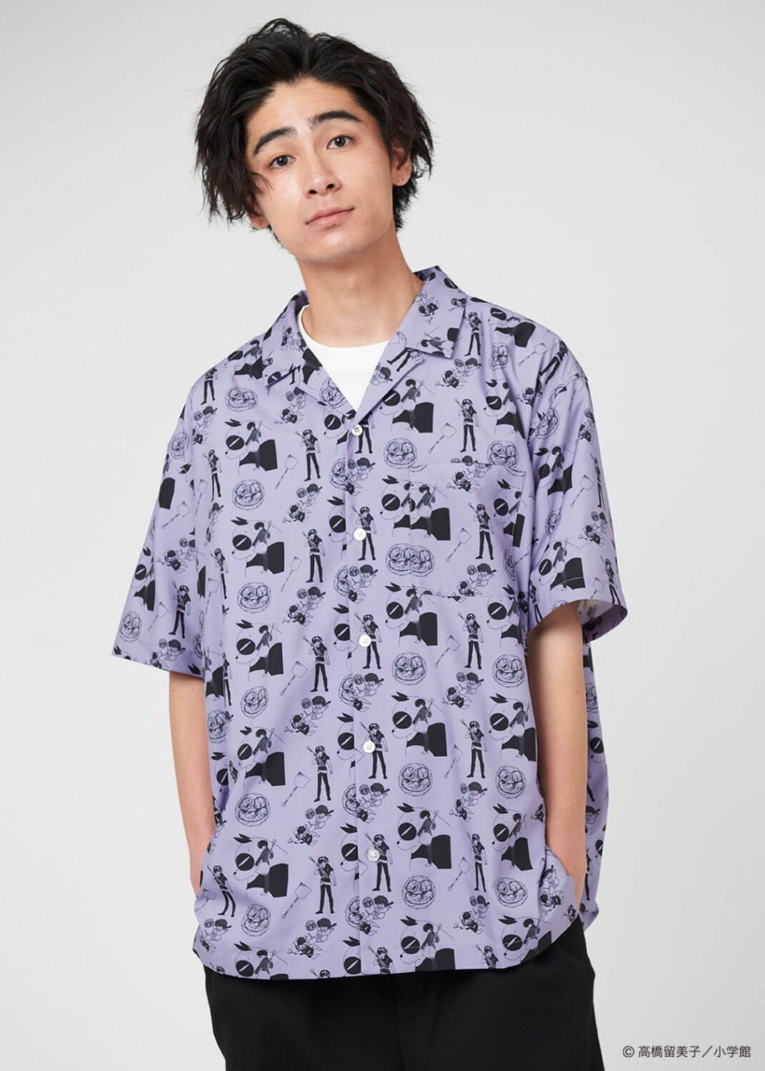 オープンカラーシャツ「呪泉郷 パターン」6,900円