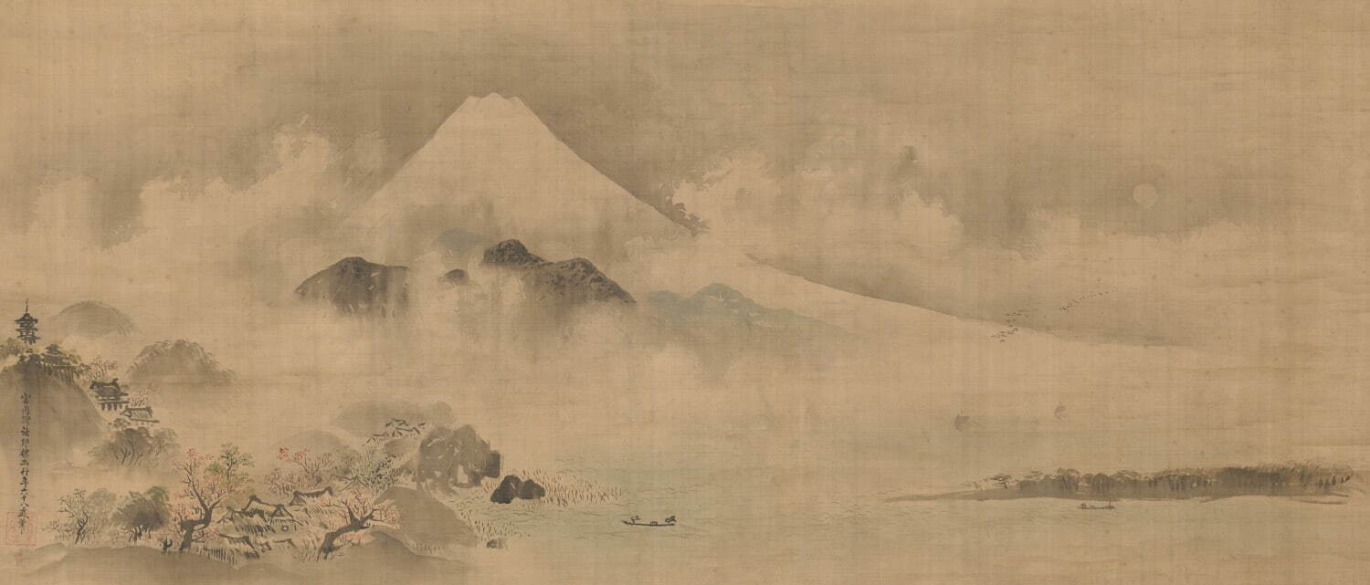 狩野探幽筆 《富士山図》
江戸時代 17世紀 ［通期展示］