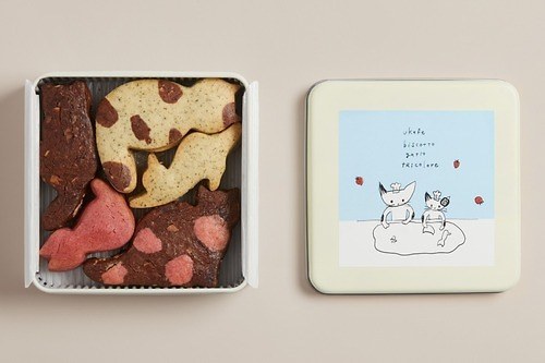 uka「ウカフェ」24年ホワイトデー“三毛猫クッキー”缶、ココア×苺のぶち猫やアールグレイの白猫など