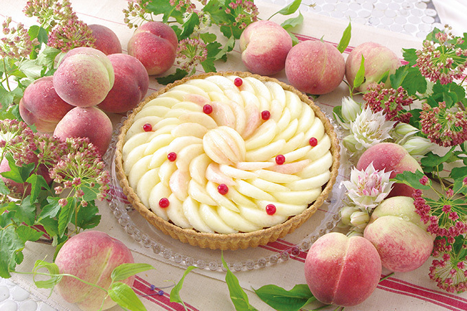 キル フェ ボンの「2014 ピーチ Week！」色とりどり、10種の桃タルトを販売｜写真1