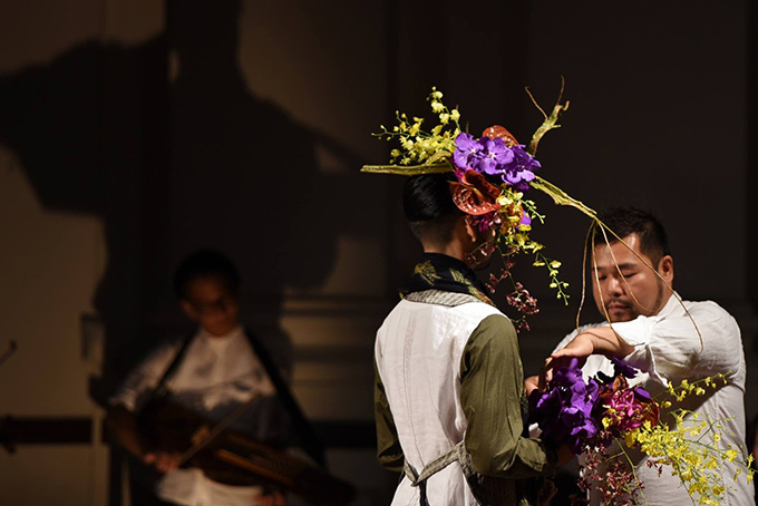 花結い師 TAKAYAのパフォーマンス「MEN」- 東京デザイナーズウィーク 天才万博にて開催｜写真5