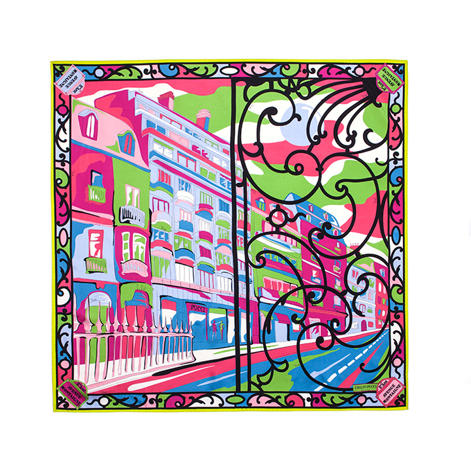エミリオ・プッチが世界の都市をモチーフにスカーフ発売 - 色鮮やかなNYやパリの町並み｜写真7