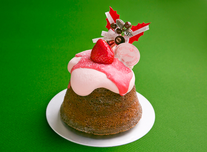 カファレルが贈るクリスマスケーキ - 雪原に咲く深紅の花をイメージしたケーキなど｜写真4