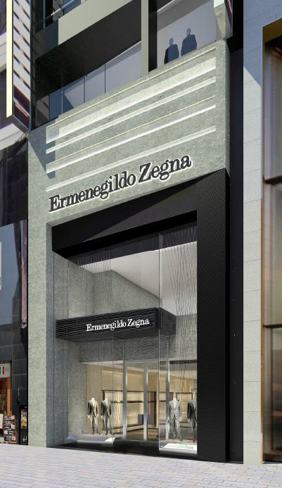 エルメネジルド ゼニア、銀座にアジア最大の新店舗 - 限定バッグも発売｜写真1