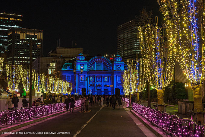 「大阪・光の饗宴2015」ギネス世界記録、約4kmのイルミネーションが登場｜写真9