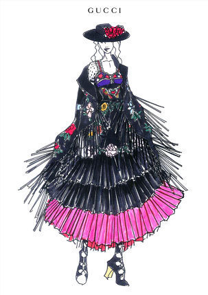 グッチのアレッサンドロ・ミケーレ、マドンナのツアー衣装をデザイン - エキゾチックなジプシールックに｜写真1