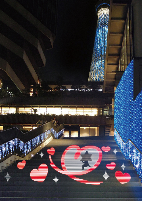 東京スカイツリーが世界一高いクリスマスツリーに！初のプロジェクションマッピングやスケートリンクも｜写真10