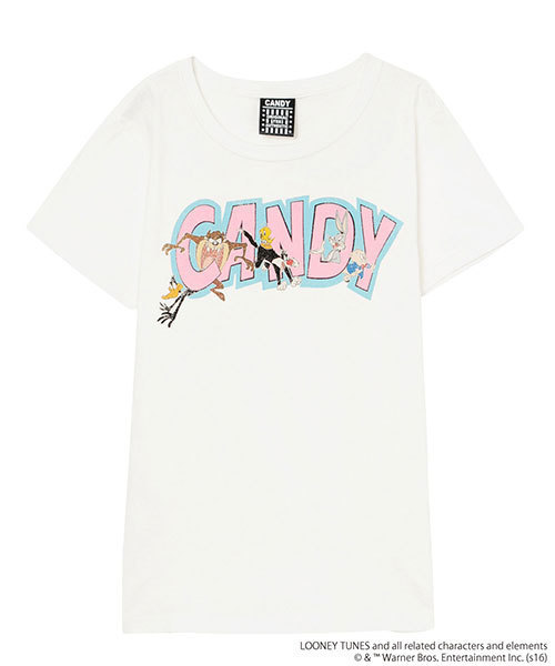 キャンディストリッパーとルーニー・テューンズのコラボTシャツ発売 - ヴィンテージ感のある加工｜写真8