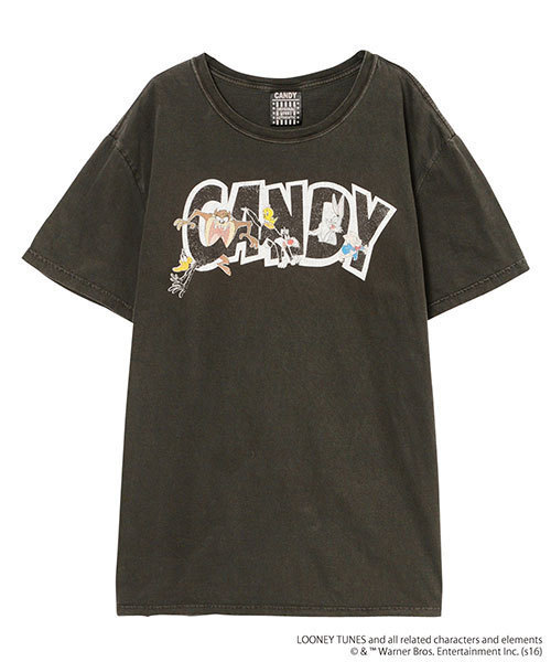 キャンディストリッパーとルーニー・テューンズのコラボTシャツ発売 - ヴィンテージ感のある加工｜写真10