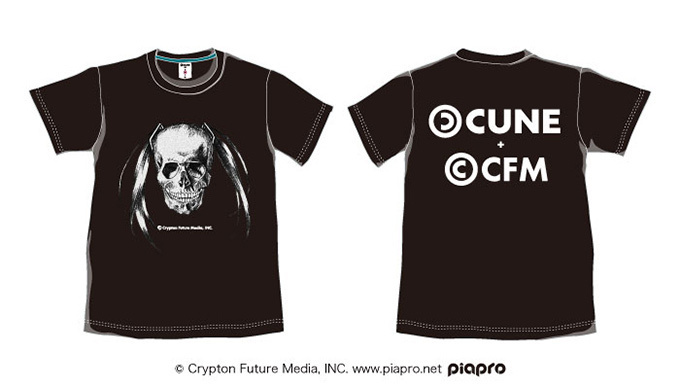 CUNE×初音ミク、コラボ黒Tシャツを発売 - ツインテールが絡まるユニークなイラスト｜写真5