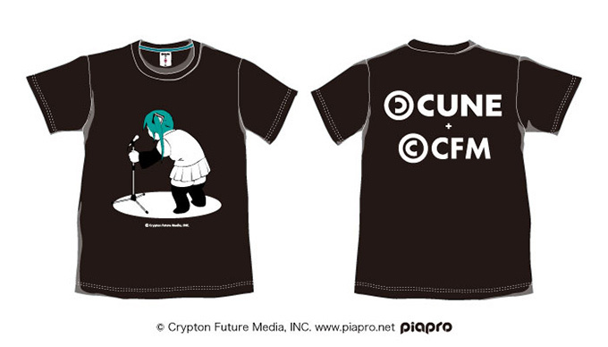 CUNE×初音ミク、コラボ黒Tシャツを発売 - ツインテールが絡まるユニークなイラスト｜写真10