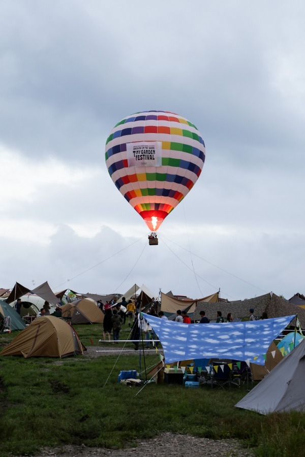 アーバンリサーチ主催のキャンプフェスが群馬で - 熱気球やLeeによるタイダイ染め体験｜写真30