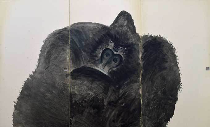 「あべ弘士の動物王国展」ちひろ美術館・東京で開催 -『あらしのよるに』の名シーンやアフリカの動物達｜写真6