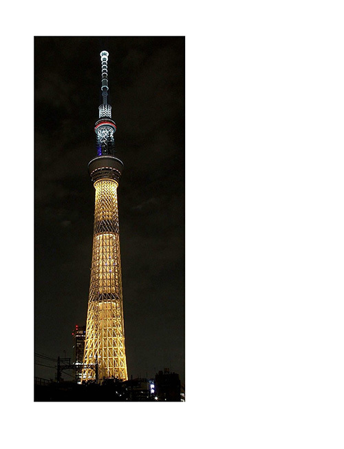 東京スカイツリーがリオ オリンピック特別ライティングに - 金メダルや日本・ブラジルの国旗をイメージ｜写真3