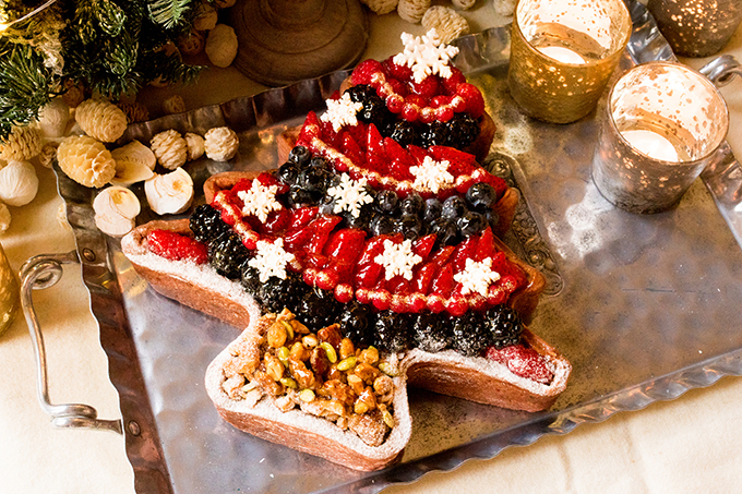 キル フェ ボン 2016年クリスマスケーキ、ツリー・リース・ポインセチアをイメージした特別なタルト｜写真2