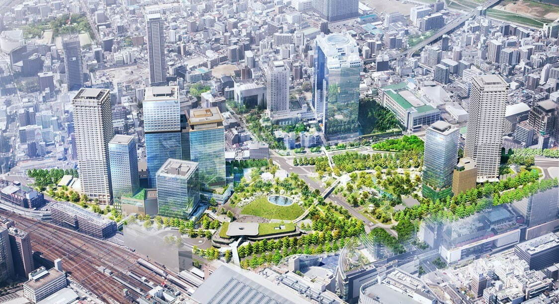 大阪梅田の新たな街「グラングリーン大阪」高級ホテルや商業施設を都市公園が繋ぐ大規模再開発、新駅開業も｜写真2