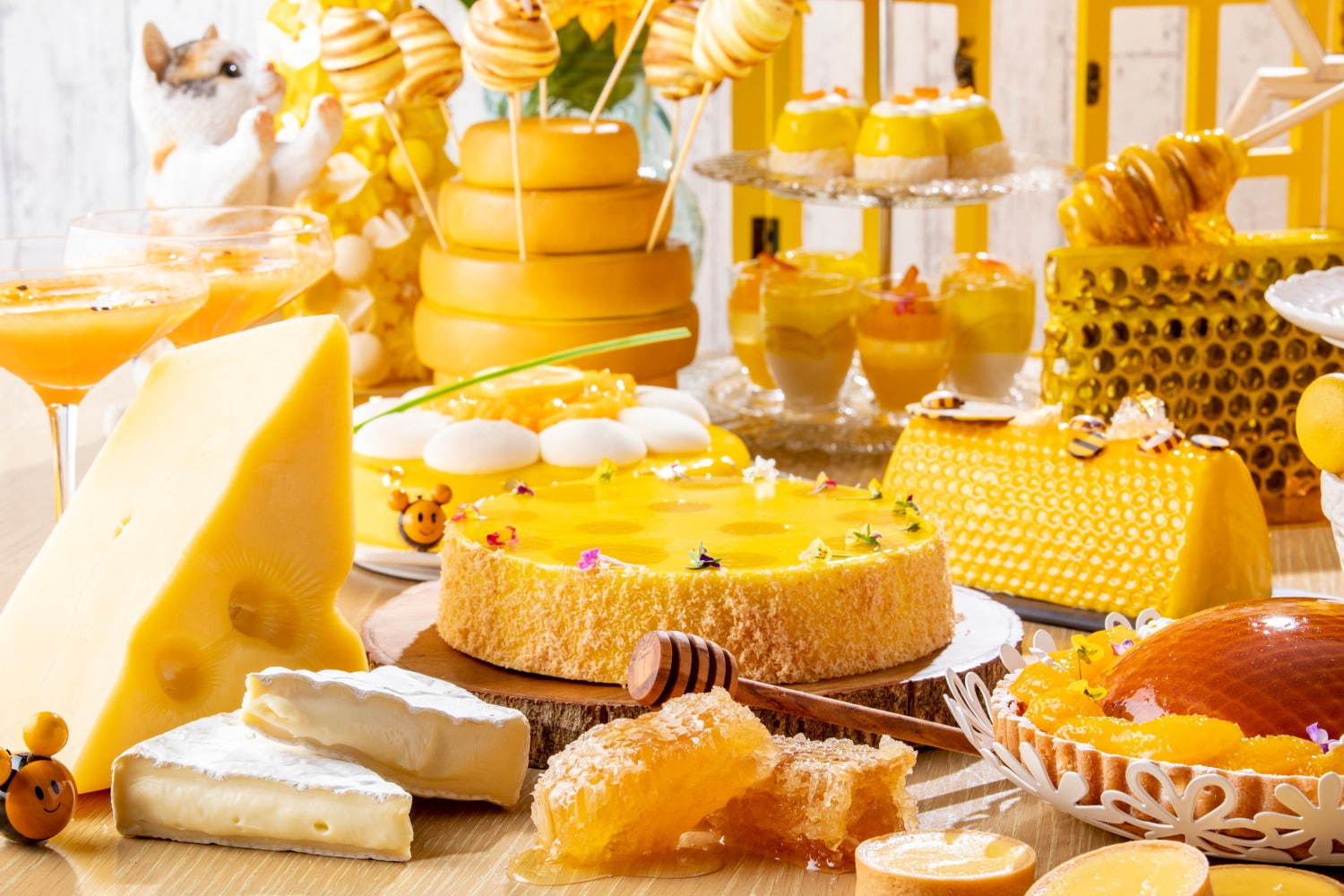 "はちみつ＆チーズ"デザートビュッフェがヒルトン東京で、蜂蜜をトロリとかけたチーズタルトなど｜写真10