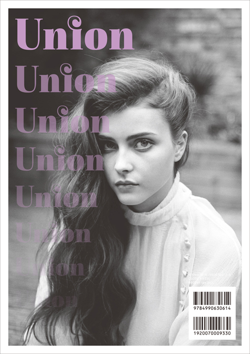 新感覚ファッション誌「Union」第2号、10月23日発売｜写真1