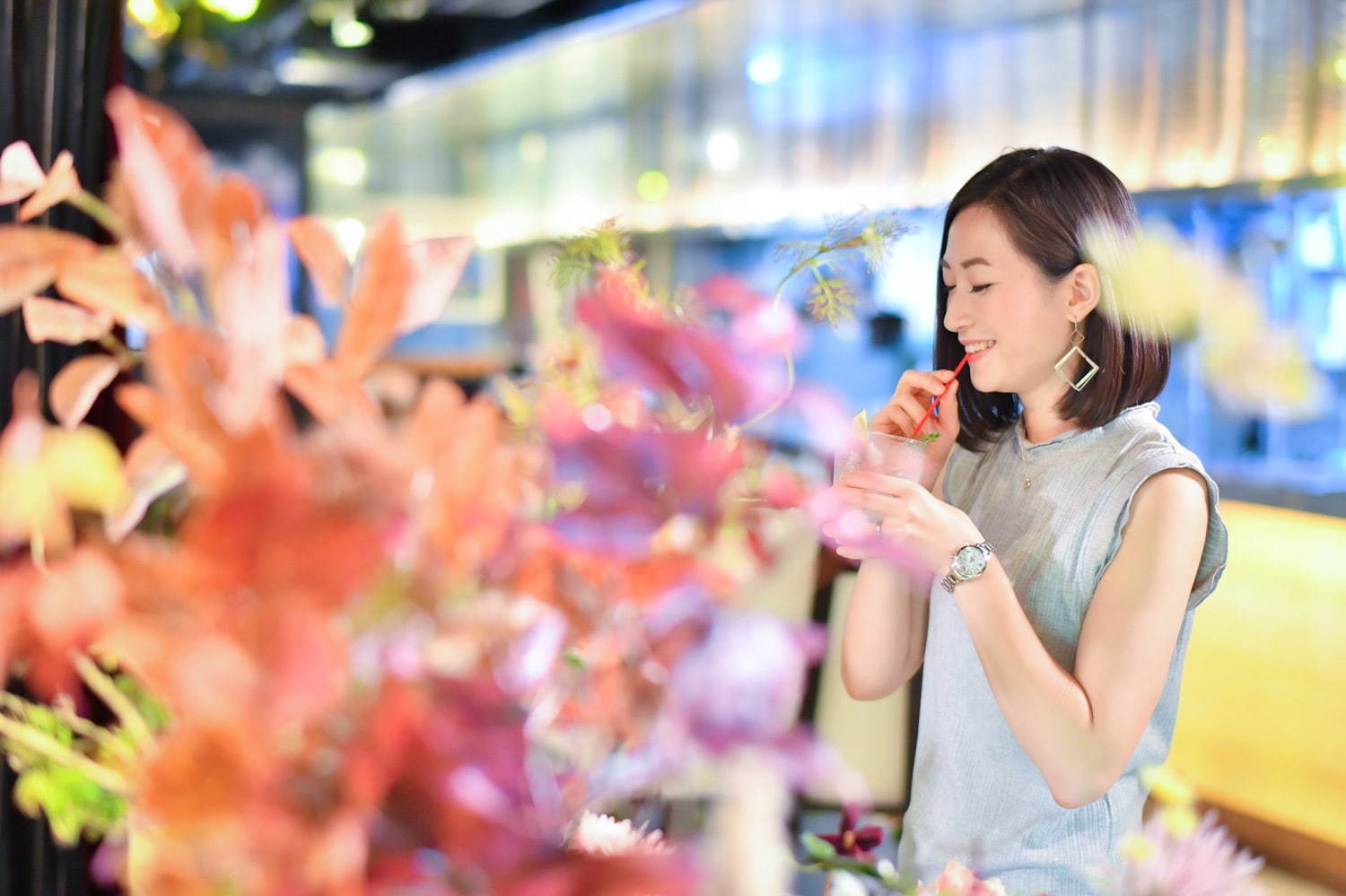 “食べられる花”体験型アートイベント「おいしい花畑」池袋にて - 花＆ハーブで彩るオリジナルドリンク｜写真18