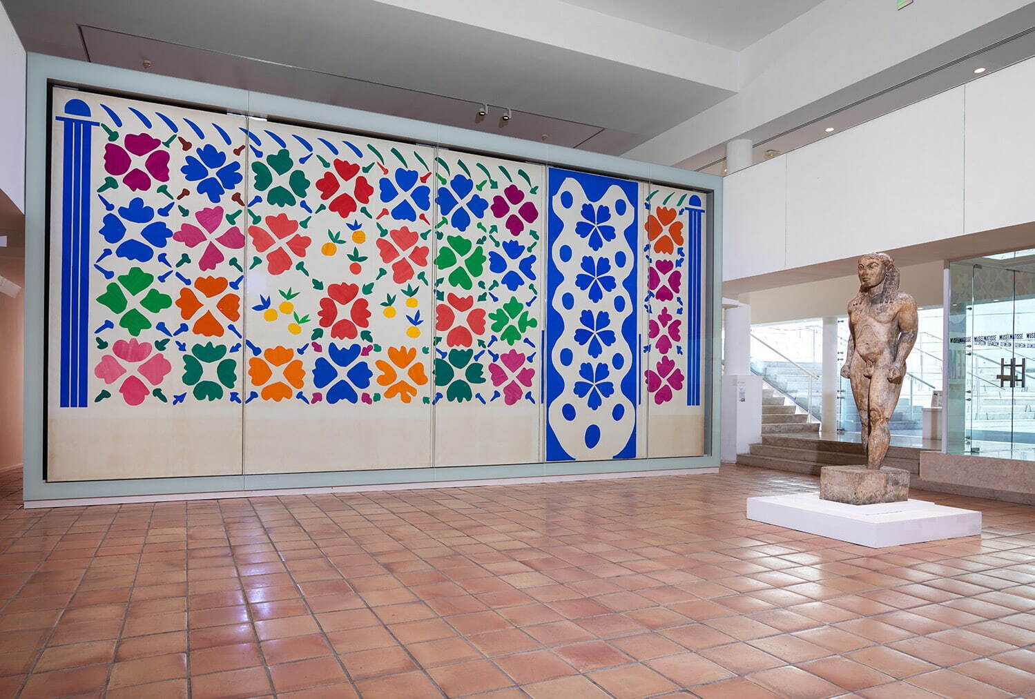 ニース市マティス美術館展示風景 2022年
©Succession H. Matisse pour l’œuvre de Matisse Photo: François Fernandez