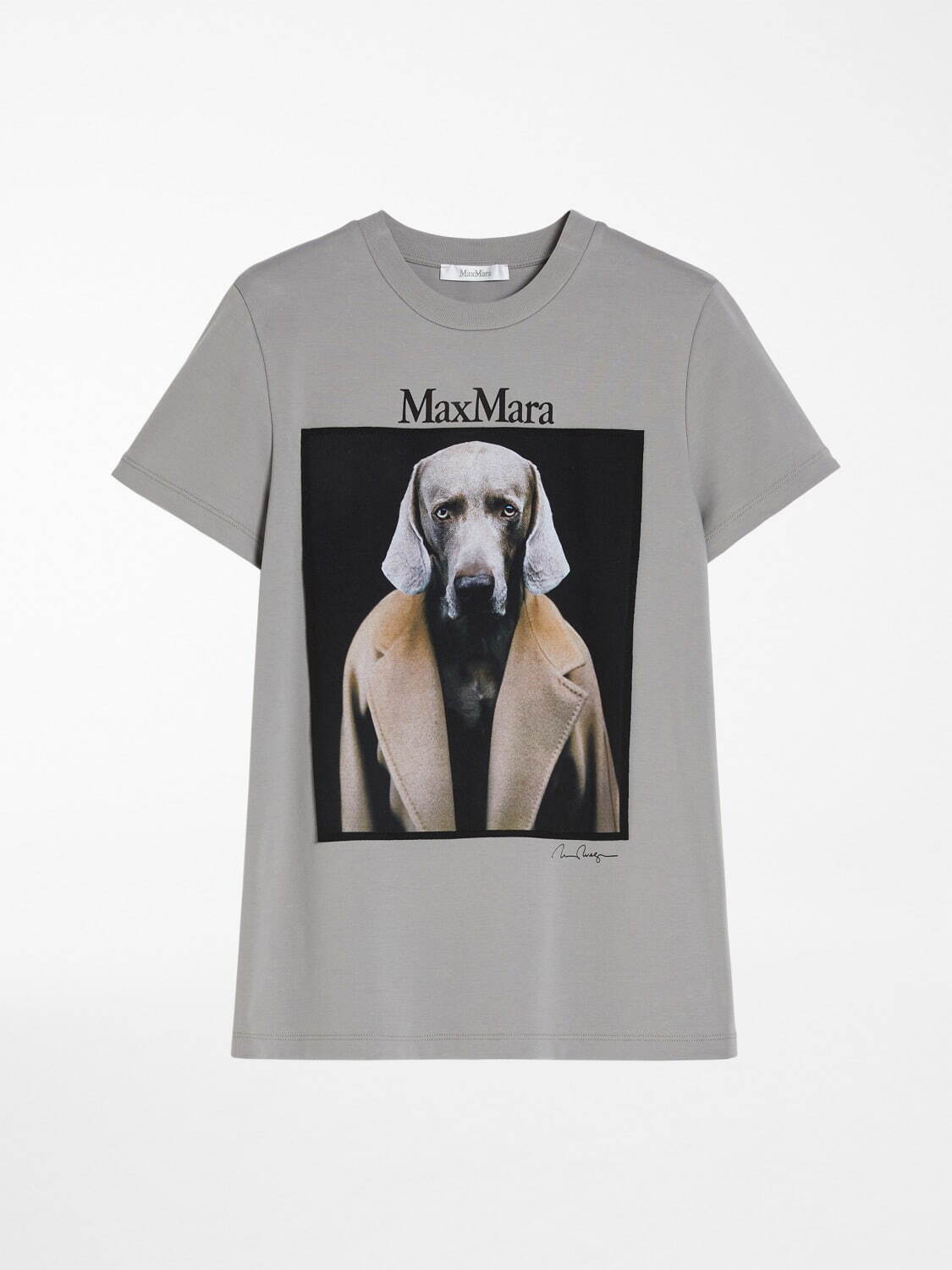 マックスマーラ“アートな新作Tシャツ”、アイコンコートを着た犬やクラシックバレエをモチーフに｜写真1