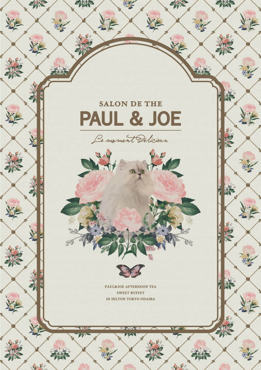 ポール & ジョーのコラボカフェがヒルトン東京お台場に、猫や花モチーフのアフタヌーンティー｜写真16