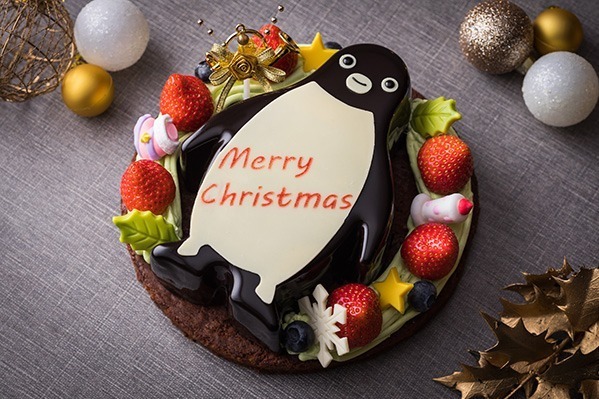 Suicaのペンギン クリスマスリースケーキ(直径18cm) 5,300円、会員 4,770円