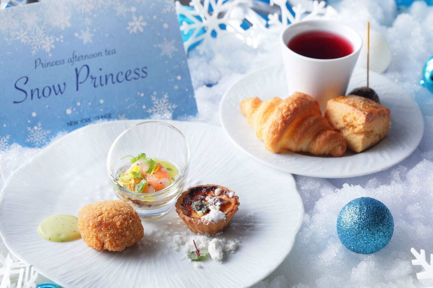 ストリングスホテル 名古屋“雪の女王”テーマのアフタヌーンティー、ロイヤルブルーで雪の世界を表現｜写真5