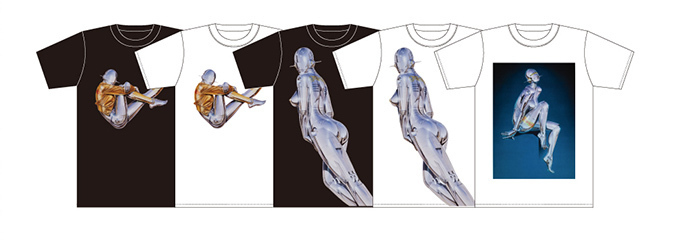空山基の代表作ロボットレディをプリント、グラニフより新作アートTシャツ発売｜写真11