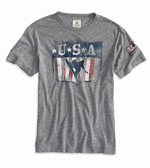 アメリカンイーグルがソチオリンピック記念Tシャツ発売 - スノボやホッケーのチームロゴをプリント｜写真2