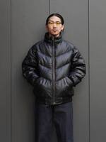 WACKO MARIA(ワコマリア) LEATHER DOWN JACKET -A- 着用 4