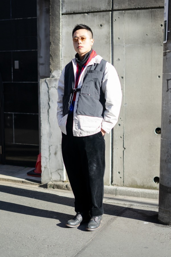 エイガーさん - ネイバーフッド(NEIGHBORHOOD)、チャンピオン(Champion)｜渋谷ストリートスナップ1
