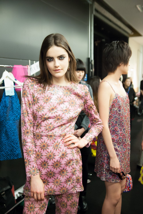 ハウス オブ ホランド(House of Holland) 2015年春夏バックステージ - 写真17