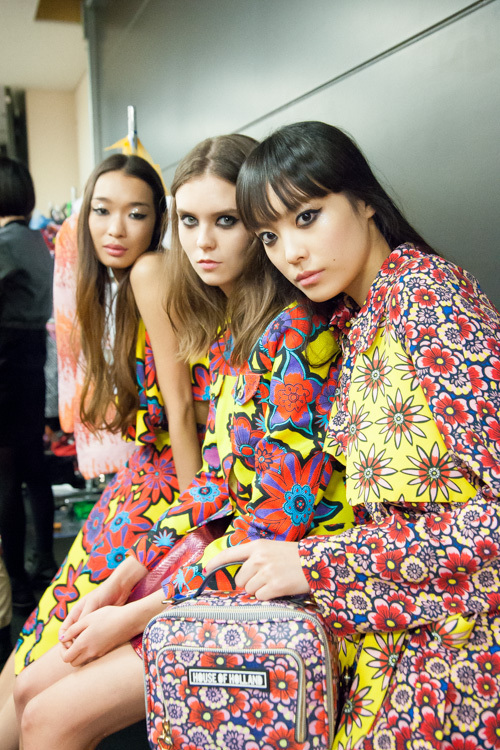 ハウス オブ ホランド(House of Holland) 2015年春夏バックステージ - 写真21