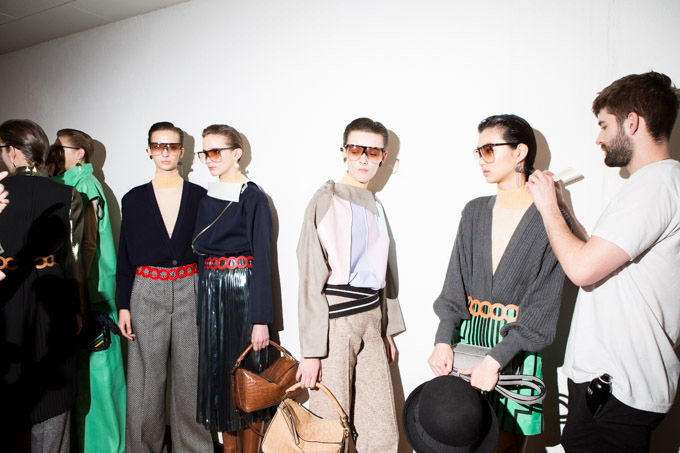 ロエベ(LOEWE) 2015-16年秋冬バックステージ - 写真59