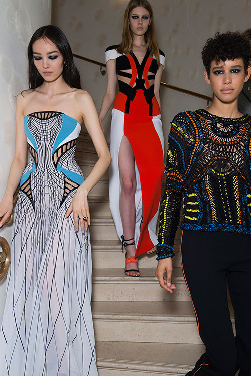 アトリエ ヴェルサーチェ オートクチュール(Atelier Versace Haute Couture) 2016年春夏バックステージ - 写真27
