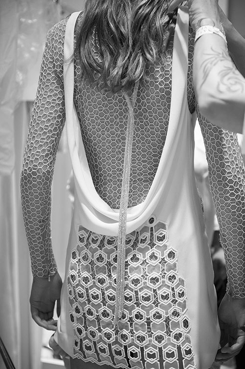 アトリエ ヴェルサーチェ オートクチュール(Atelier Versace Haute Couture) 2016年春夏バックステージ - 写真3