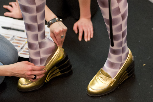 アンリアレイジ(ANREALAGE) 2012-13年秋冬 バックステージ - 写真10