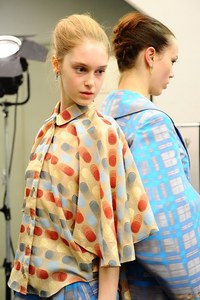 アンリアレイジ(ANREALAGE) 2012-13年秋冬 バックステージ - 写真5