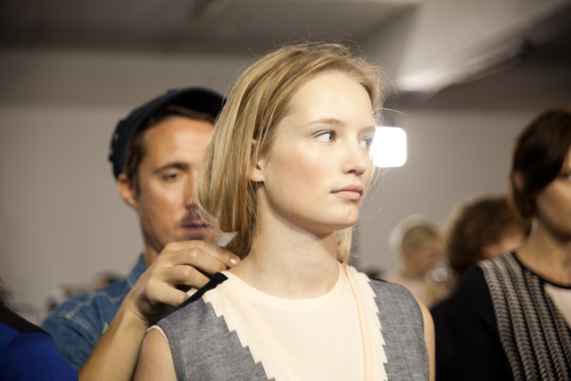 プリングル オブ スコットランド 2012年春夏<span>コレクション</span> <span>バックステージ</span> - バックステージ画像1