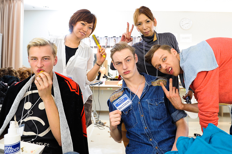 ファセッタズム 2013年春夏<span>コレクション</span> <span>バックステージ</span> - バックステージ画像1