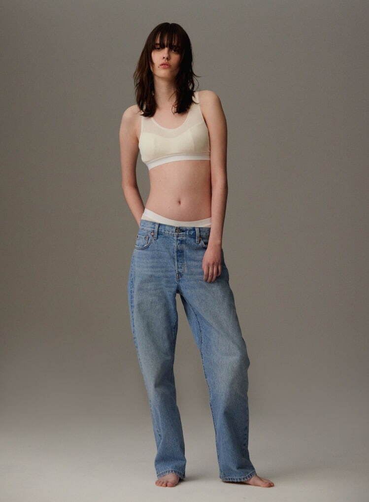 Levis コラボ　ジーンズ　ブルー