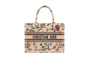 ちやん　Dior　バッグの取っ手に巻くスカーフ　花柄 Dior】ディオール D-FLORAL ミッツァ スカーフ シルクツイル