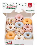 クリスピー・クリーム・ドーナツのホワイトデー限定ボックス、ブルーのハート＆スマイルチョコドーナツ｜写真1