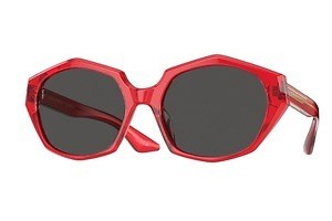 オリバーピープルズ×NY発ブランド「ケイト」コラボサングラス、ロゴ入り多角形フレームなど