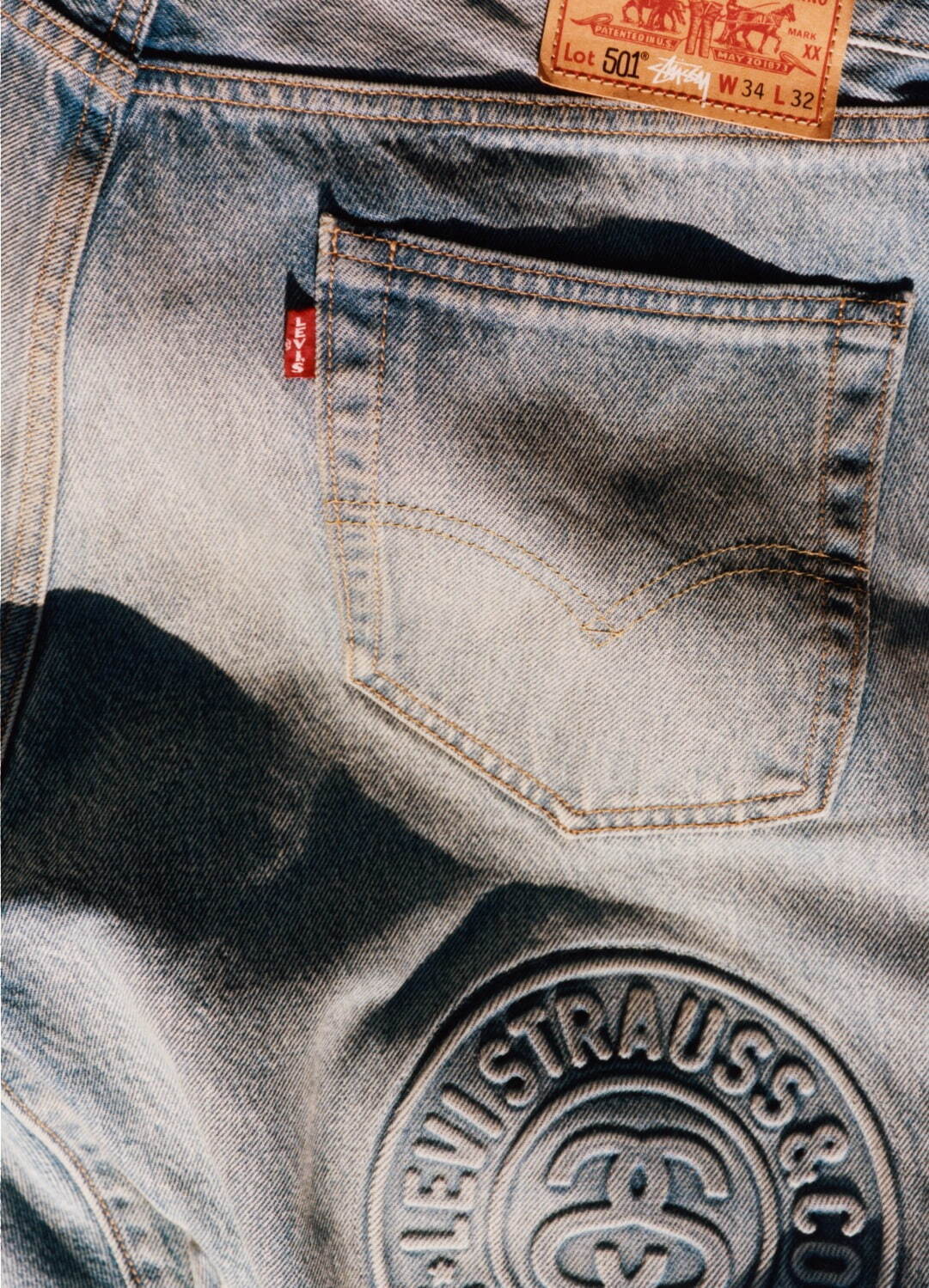 STUSSY × Levi's501 コラボデニムジーンズKB8stussy