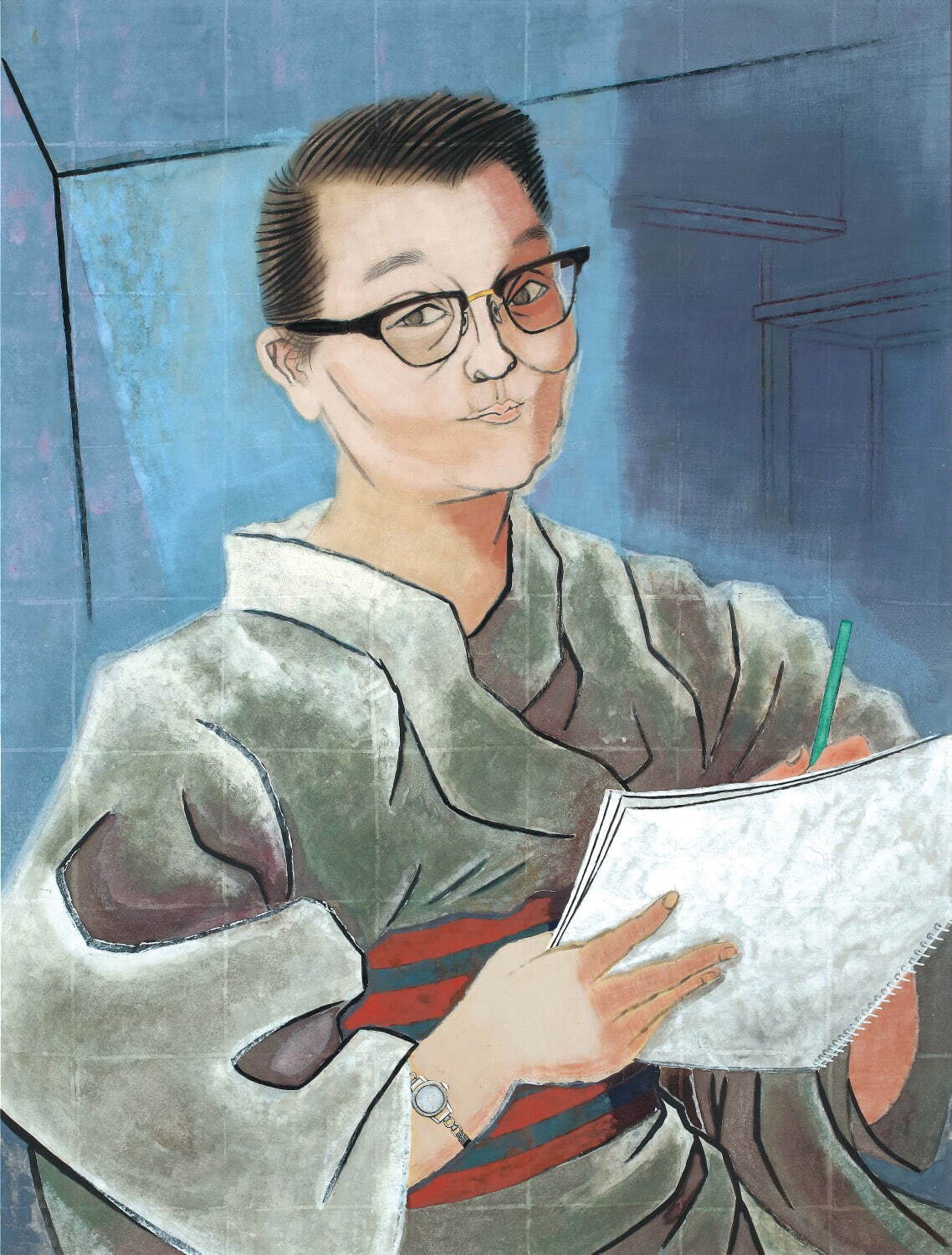複製 小倉遊亀 415/2000 好日 額装 師安田靫彦 自然画 複製 小倉遊亀 415/2000 好日 額装 師安田靫彦 自然画