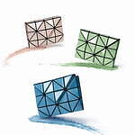 BAO BAO ISSEY MIYAKE新作、春色ワントーンのトートバッグや小物入れなど｜写真19